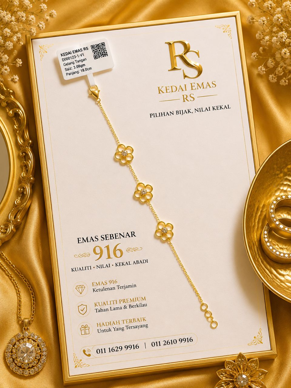 Gelang Tangan BUNGA DAISY