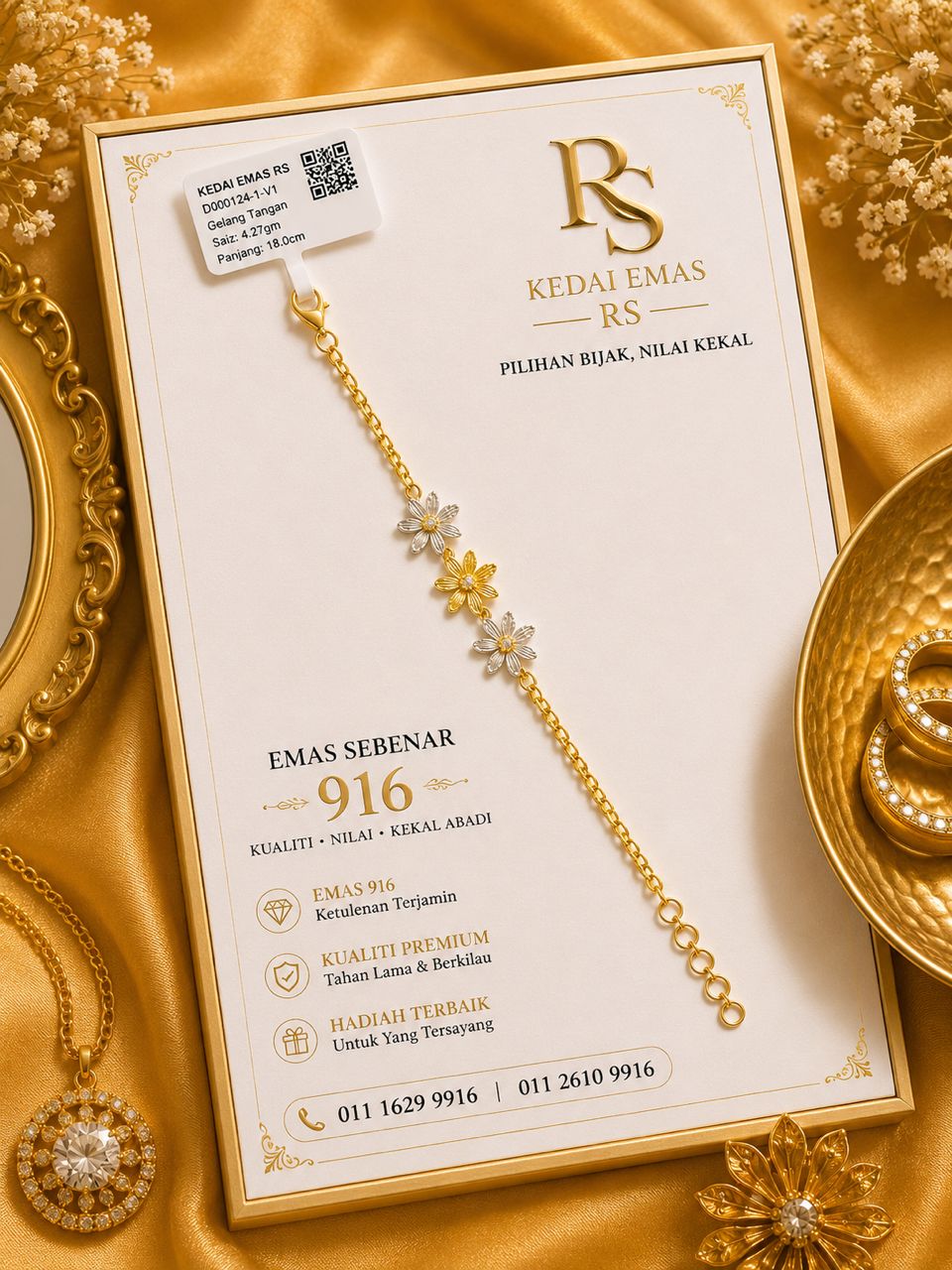 Gelang Tangan BUNGA LAWANG